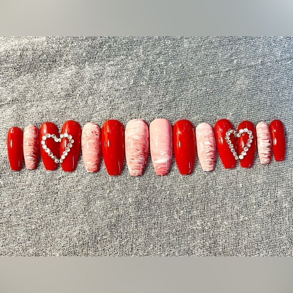 Piece of my heart gel pressons